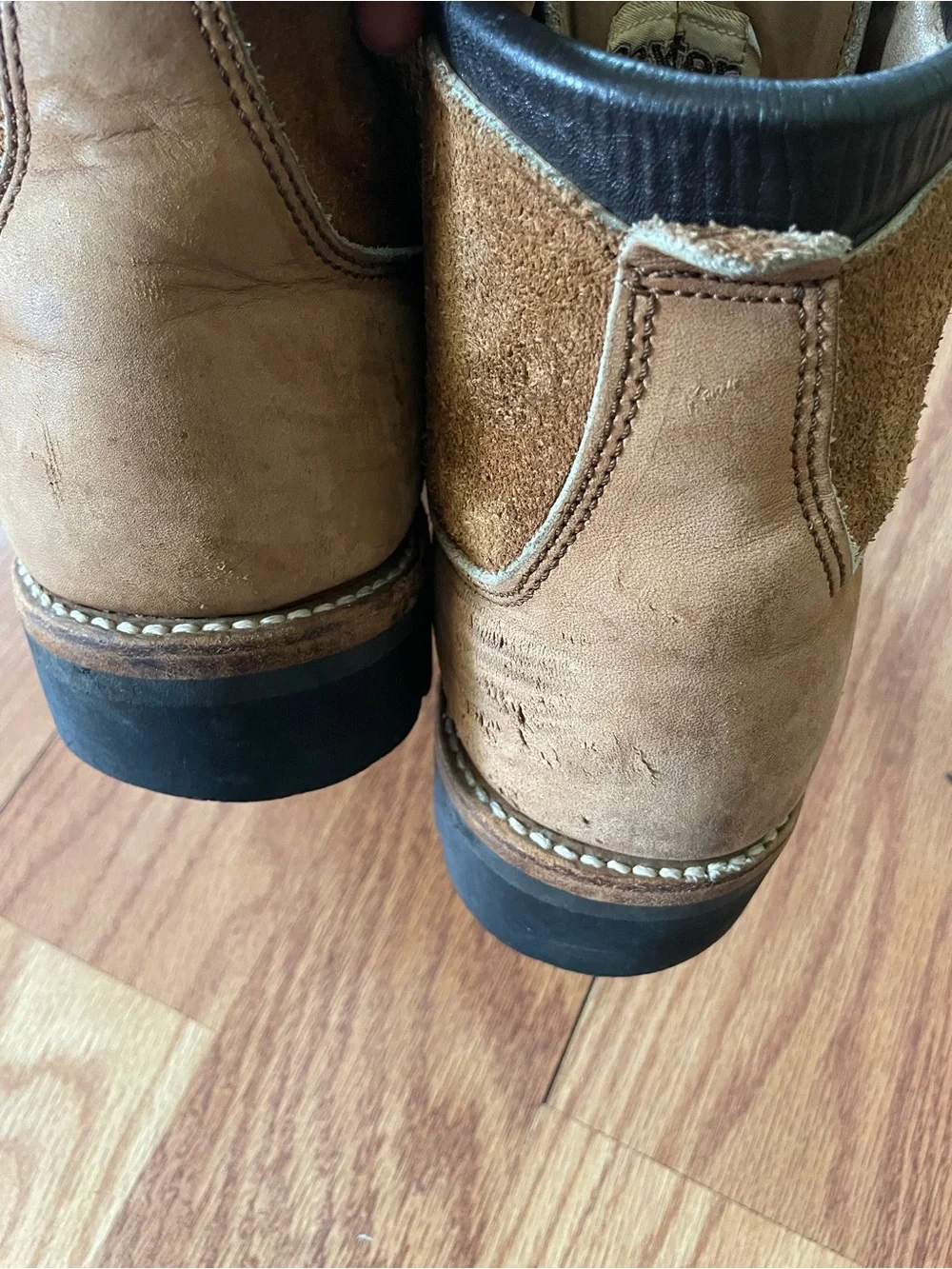 VTG DEXTER Leather Mountaineering Hiking Boots Mens Sz 12 M Vibram MADE IN USA